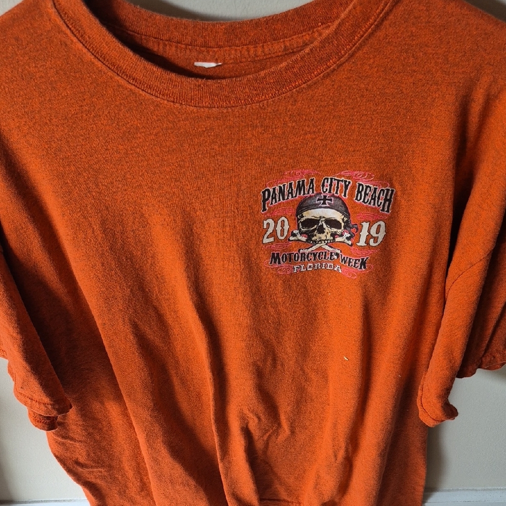 Harley-Davidson Orange Graphic Tee